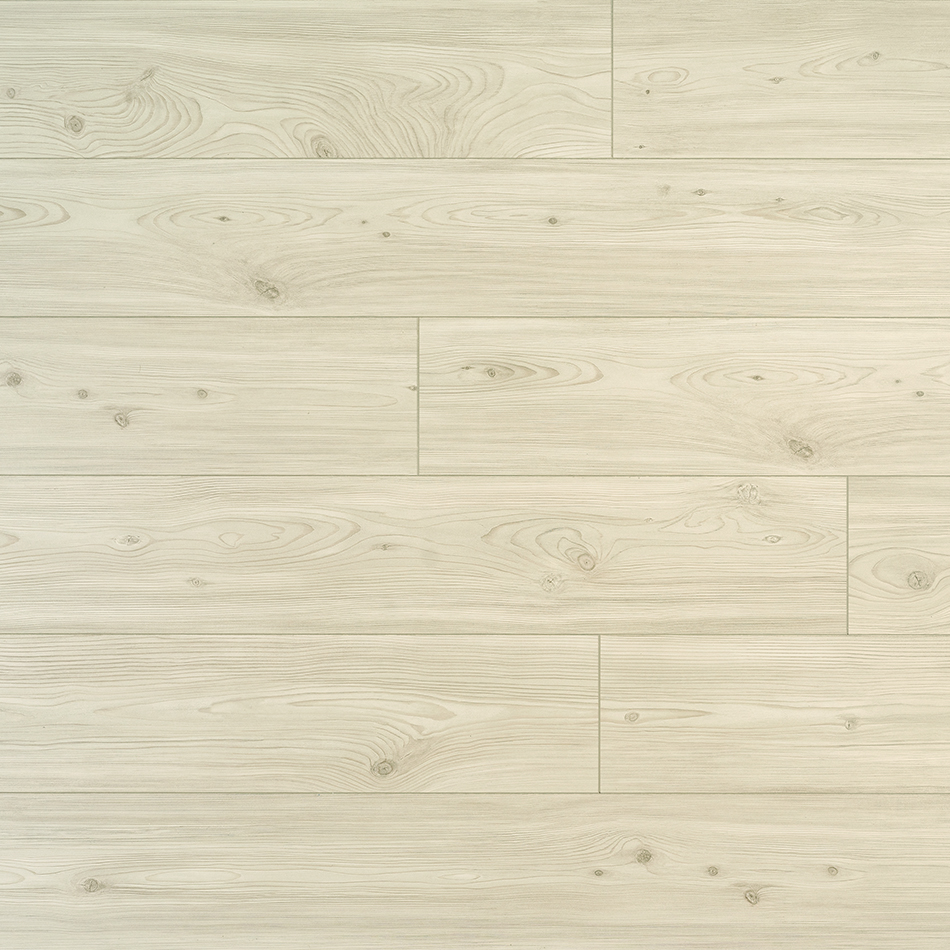 Laminado Alpine Nature, creme, acabamento mate e réguas standard.