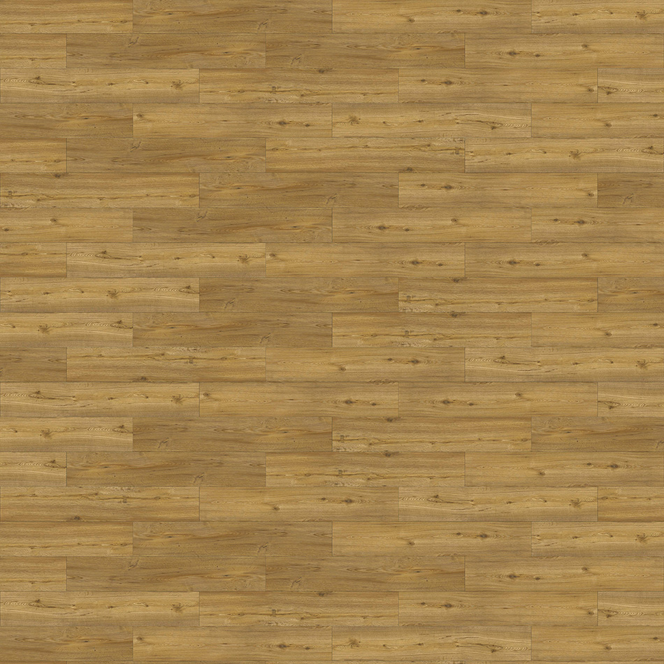 Vinílico Honey Summer Oak, castanho, disponível com sistema de clique ou para colar.