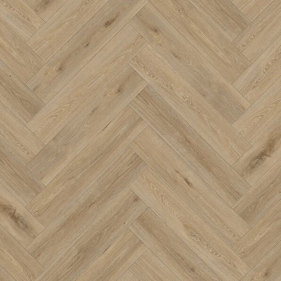 Vinílico em espinha Aquinoah Nature, castanho acinzentado claro, disponível para colar.