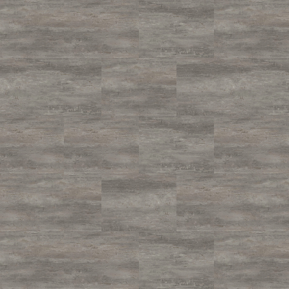 Vinílico Weathered Concrete 03, cinza, disponível com sistema de clique.